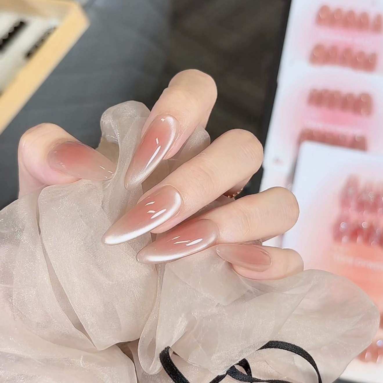 返场款【橘子气泡不带钻】MAOMAO重工纯手工穿戴甲穿戴式