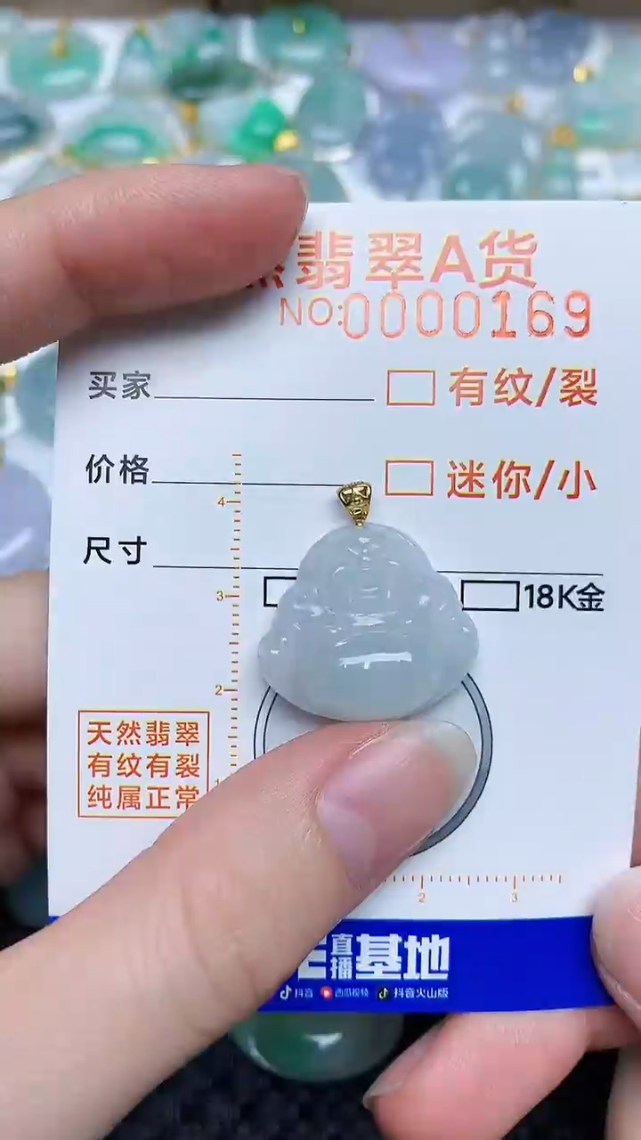 【闪购商品】翡翠颈饰18K金镶嵌843834534