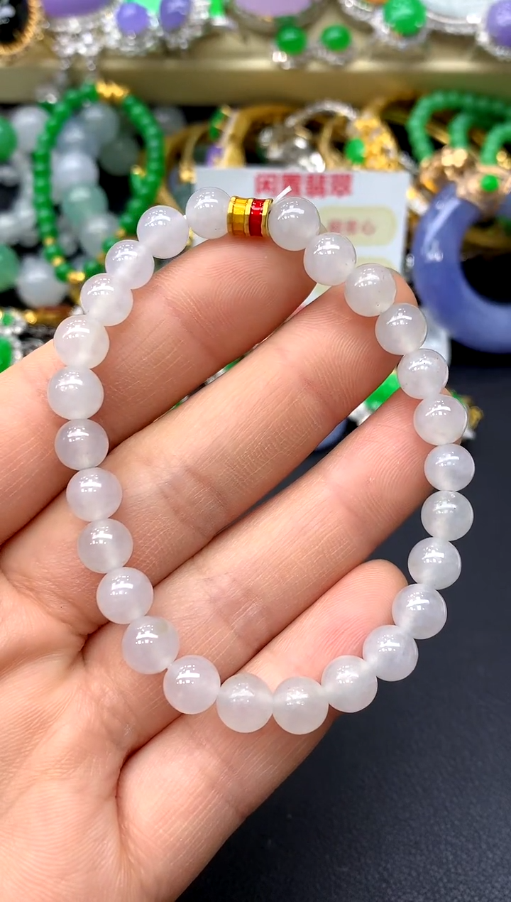 未镶嵌手串翡翠182-中国好珍宝