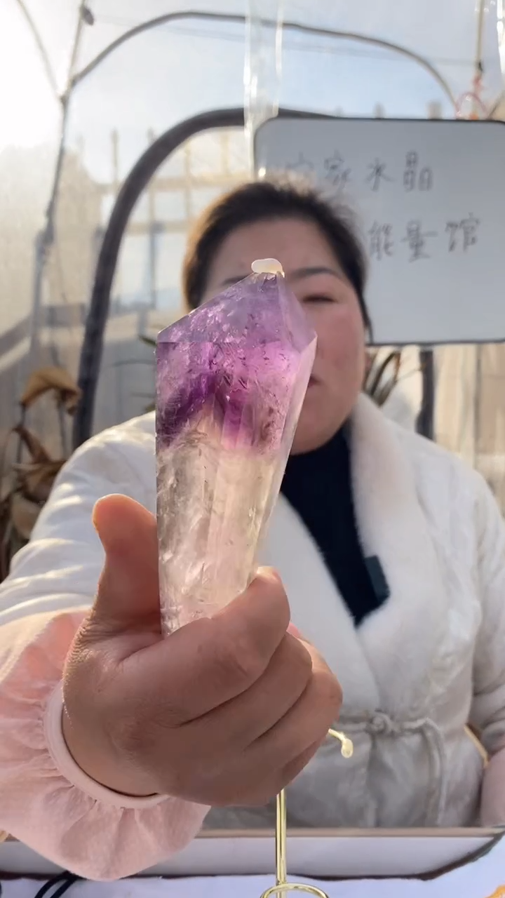 【闪购商品】水晶权杖未镶嵌紫晶权杖D136