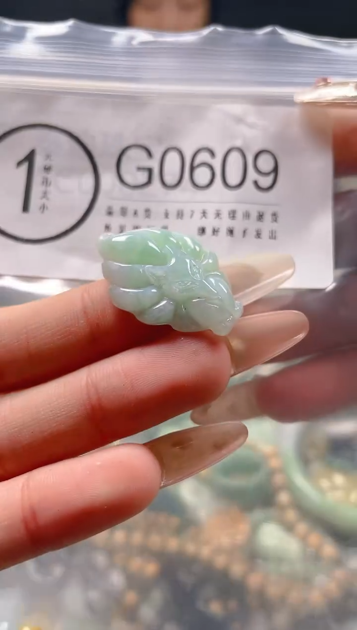 【闪购商品】翡翠颈饰未镶嵌/G/翡翠A货一图一物