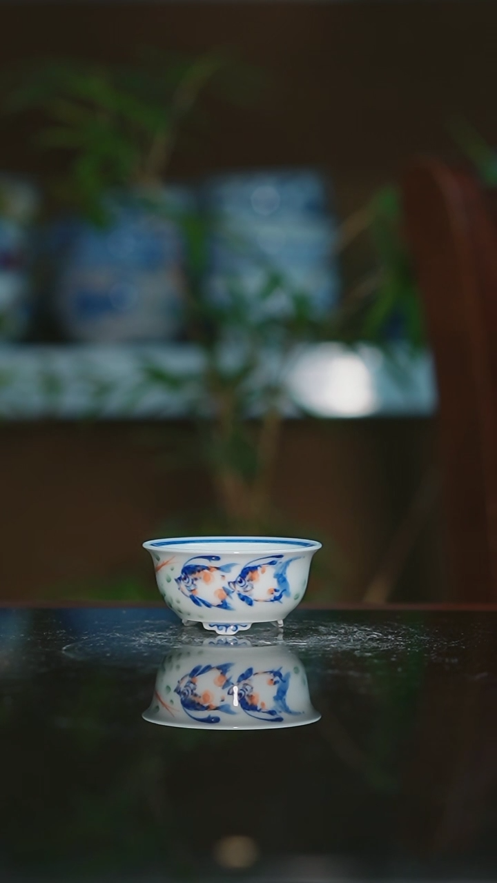 【闪购商品】手绘陶瓷内口5高2.7深