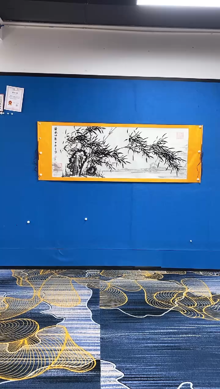 【闪购商品】国画张巨富  写竹卷轴作品