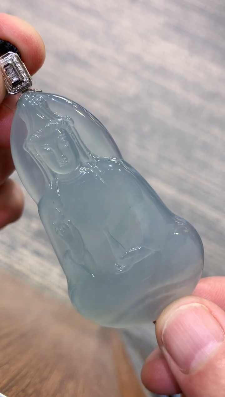 颈饰未镶嵌翡翠天然A货翡翠