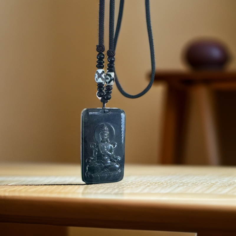 和田 青花471坐莲观音