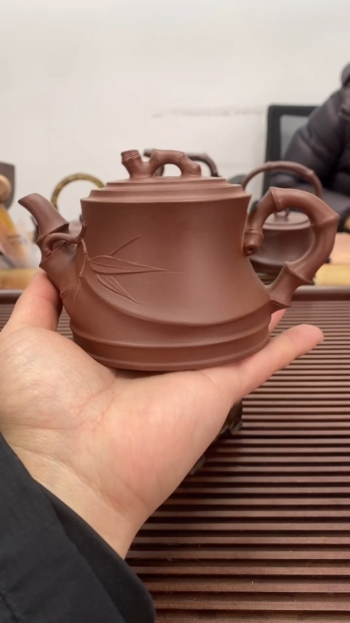 茶壶紫砂福利240毫升佛肚竹