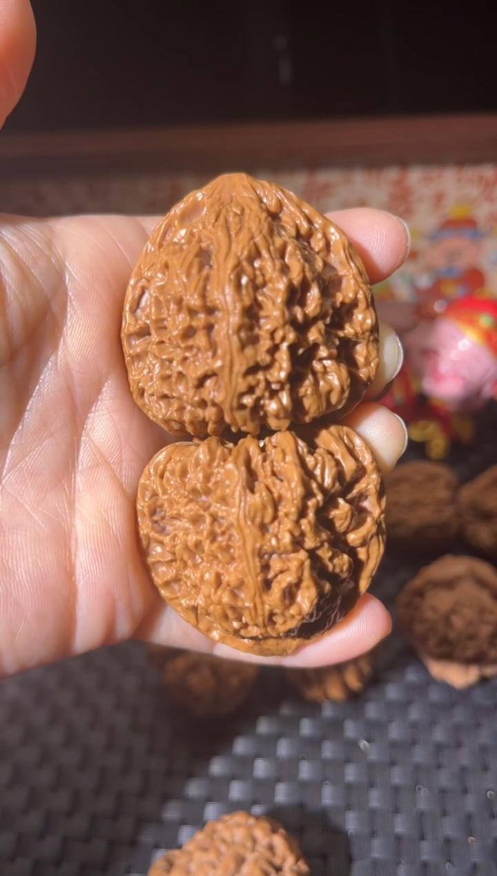 把件文玩核桃诸*亮三角疆42尺