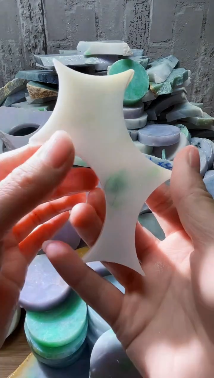 裸石翡翠天然翡翠A货石 南 082