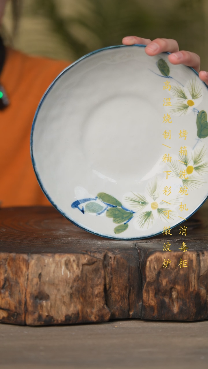 【闪购商品】碗景德镇高温釉下彩可微波烤箱洗碗机