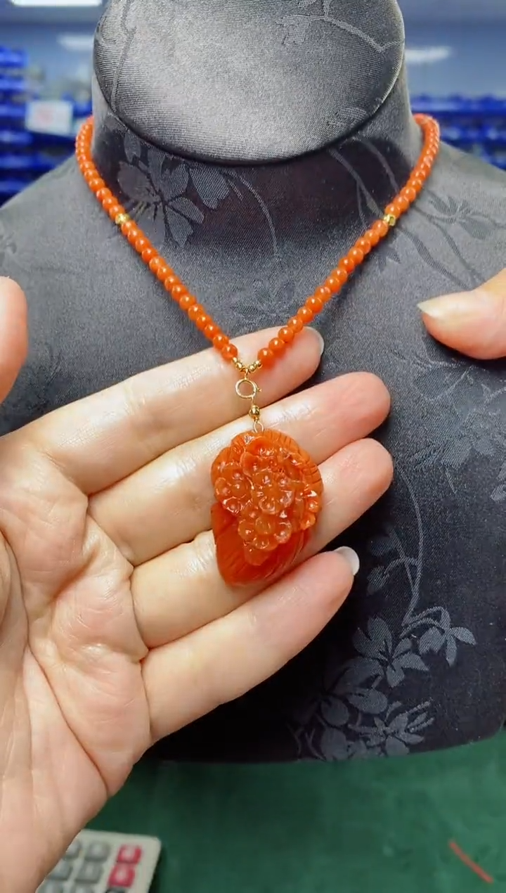 未镶嵌颈饰玛瑙/玉髓G08946