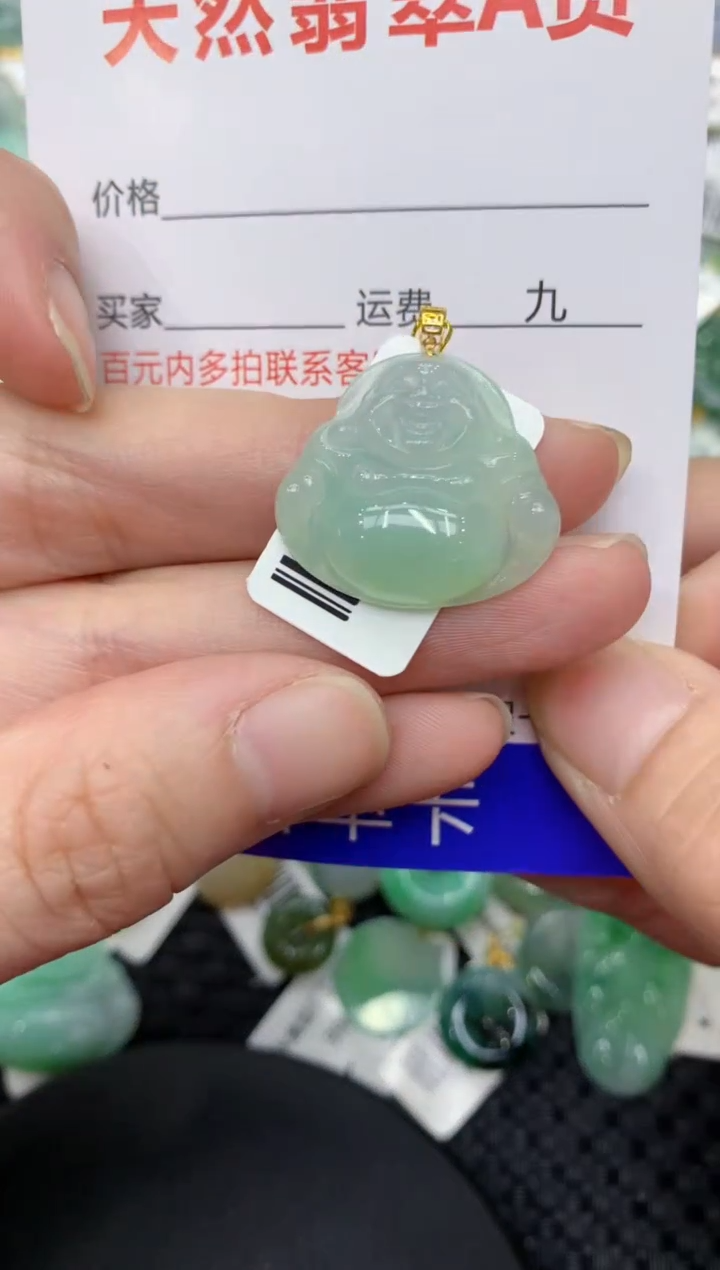 【闪购商品】翡翠颈饰18K金镶嵌11111111