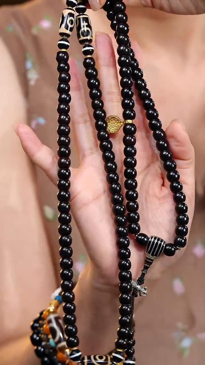 玛瑙/玉髓颈饰未镶嵌S53841多样性发一多宝多圈项链