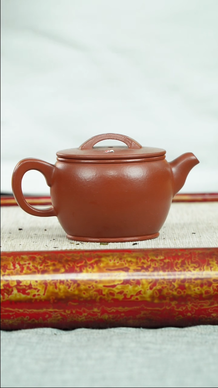 【闪购商品】紫砂茶壶汉瓦 大红袍 王超制