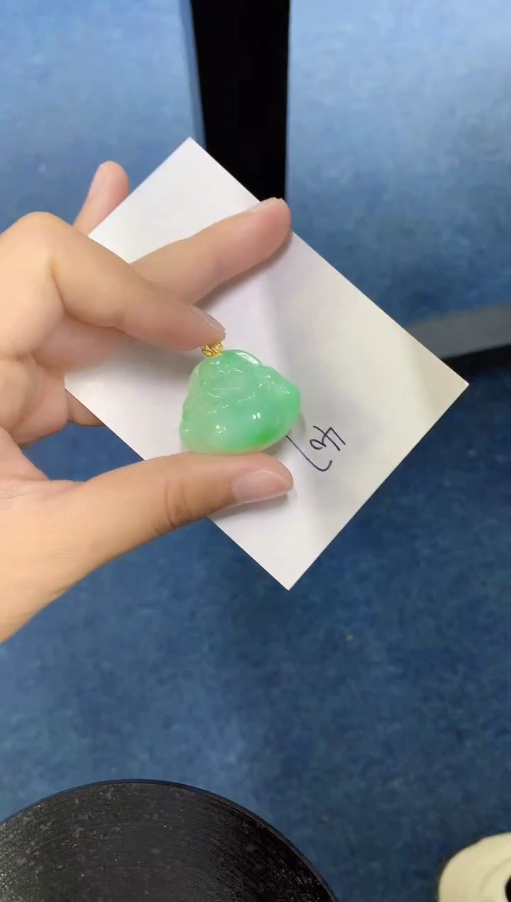 【闪购商品】翡翠颈饰18K金镶嵌000000000