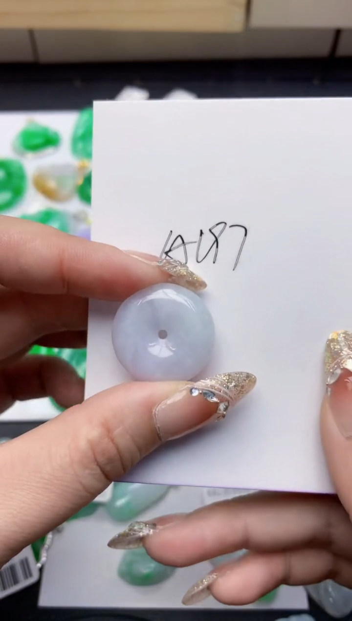 颈饰未镶嵌翡翠天然A货缅甸翡翠百元以上9元证书费自理