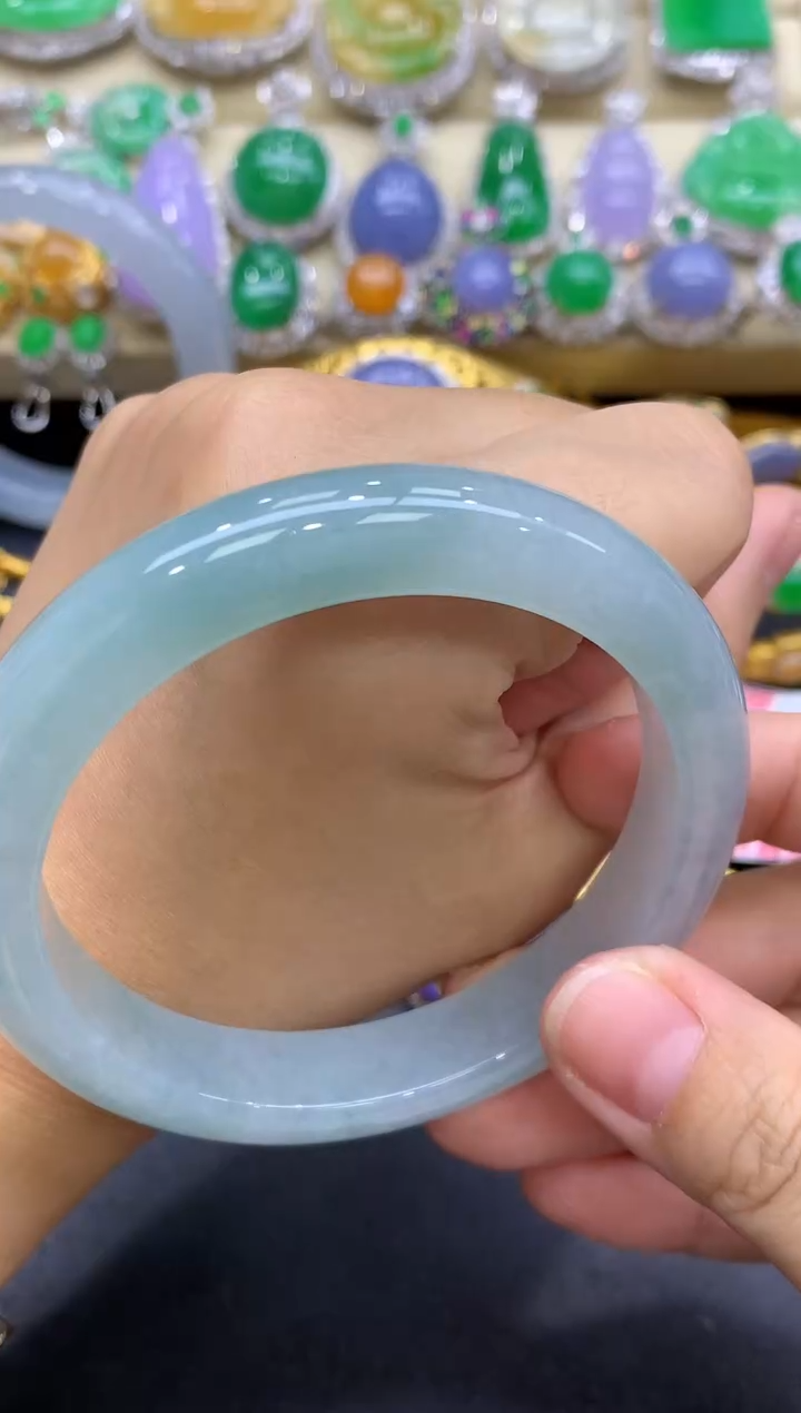 未镶嵌手镯翡翠416-中国好珍宝