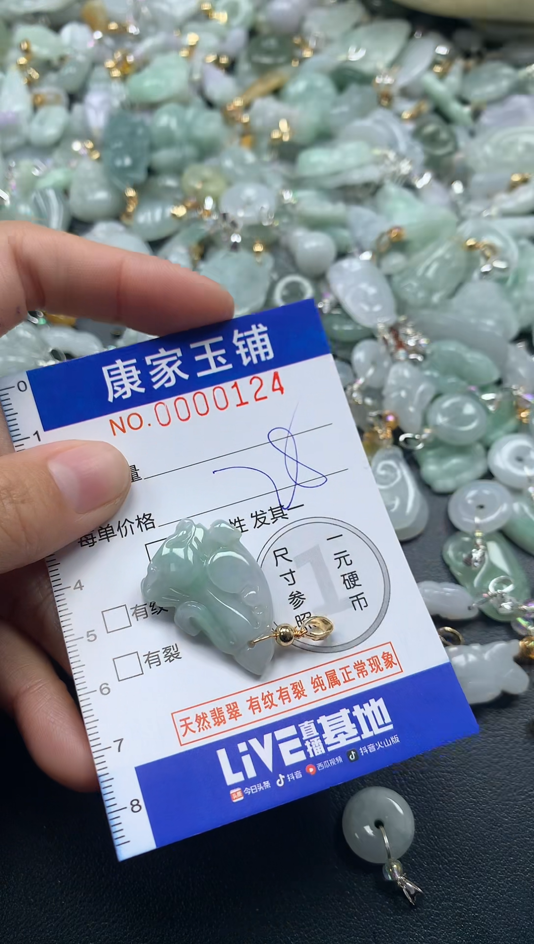 颈饰未镶嵌翡翠124