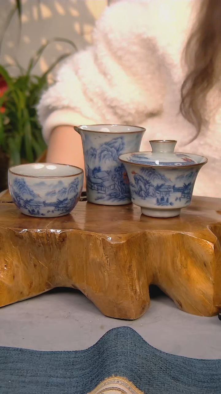 【闪购商品】简装家用款2件套 陶瓷家用茶具系列