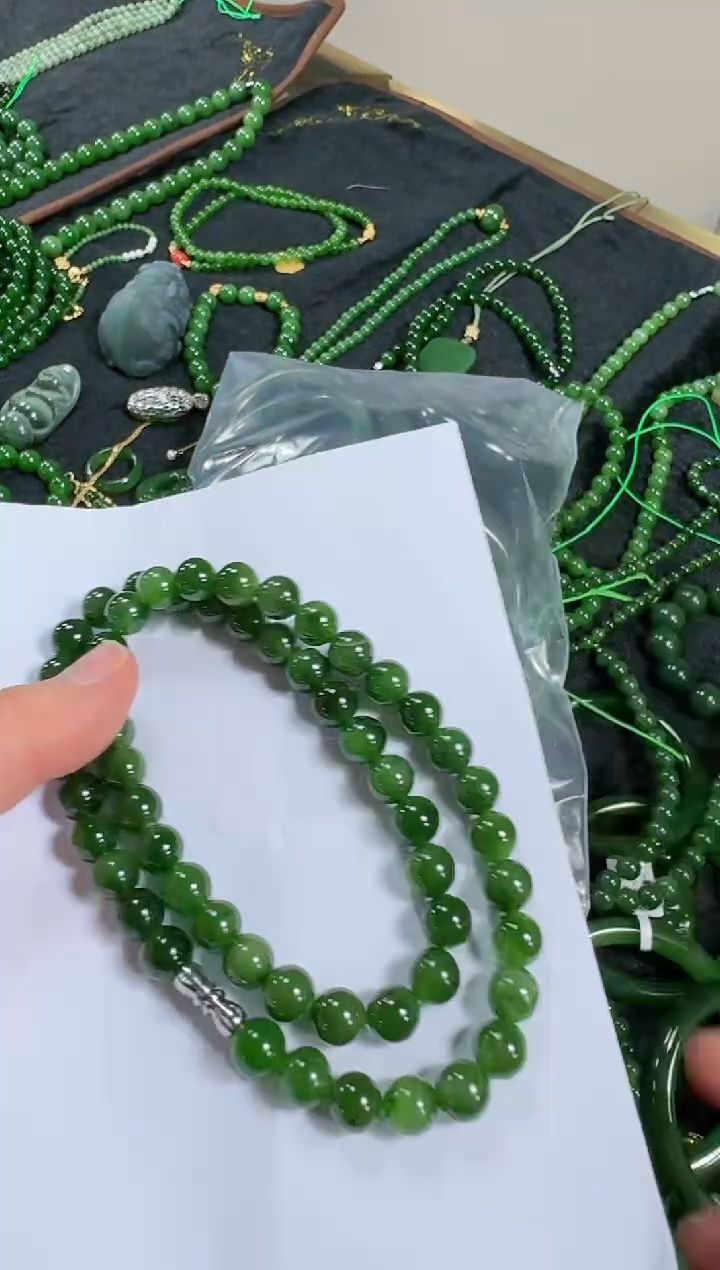 【闪购商品】和田玉（碧玉）手链未镶嵌多样性