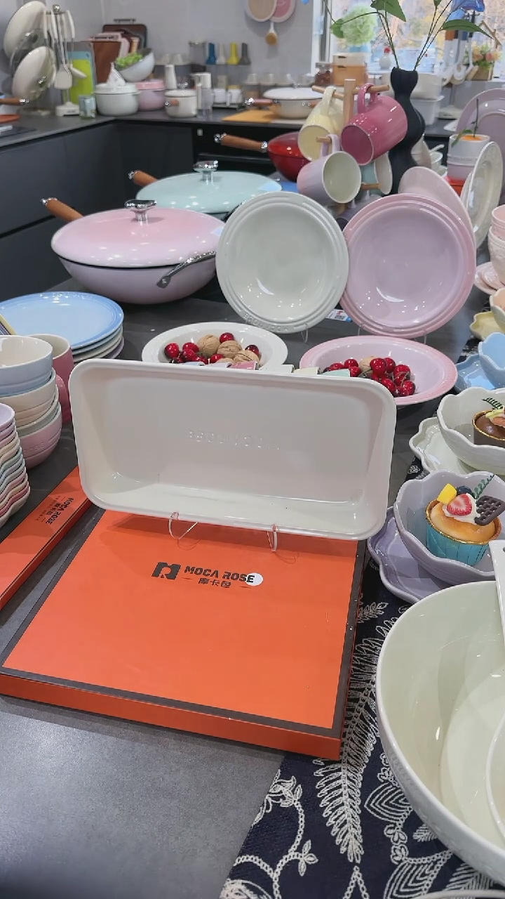 【闪购商品】瓷奶油白（11英寸）28cm炻彩鱼盘