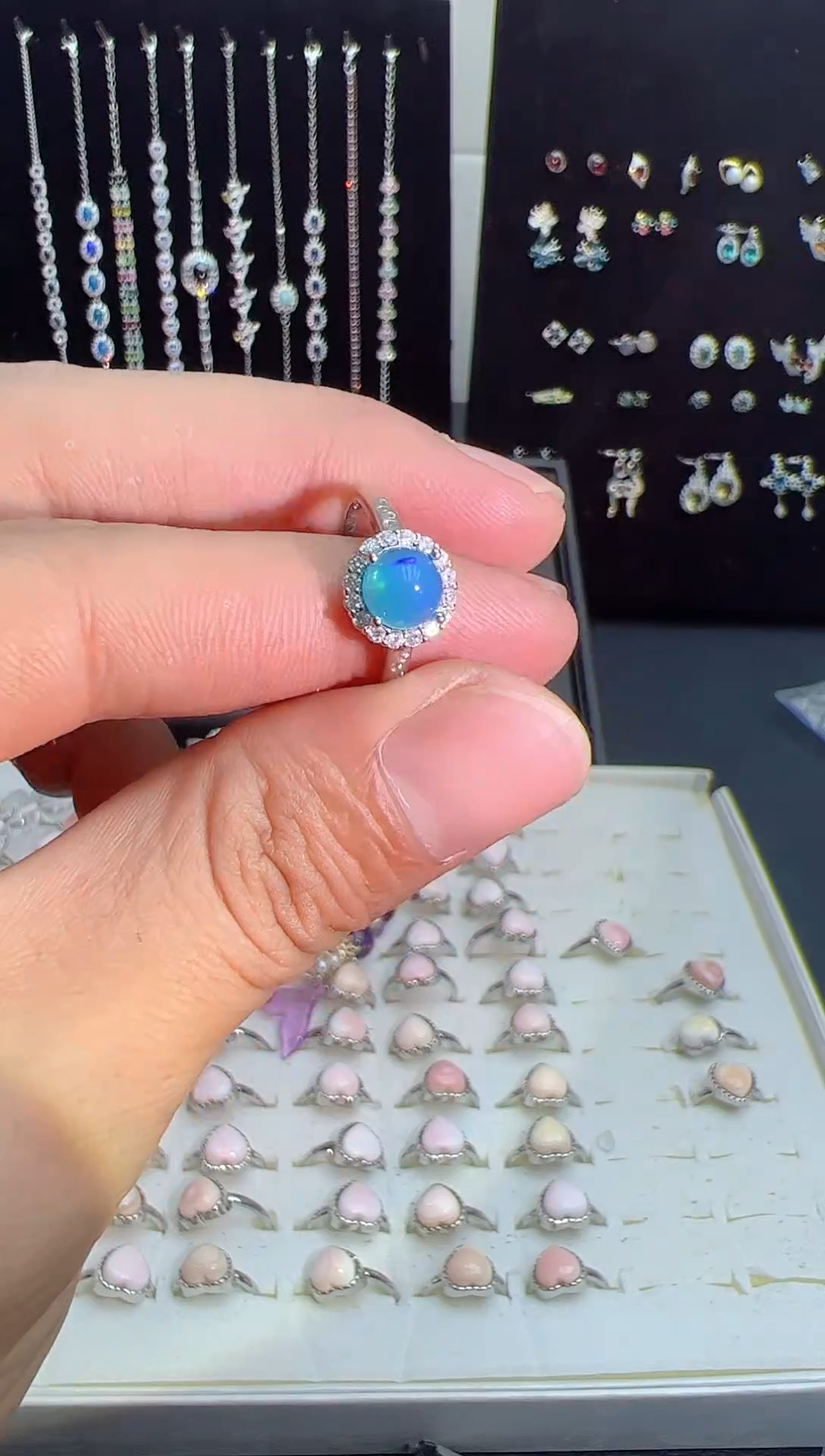 【闪购商品】欧泊戒指银S925镶嵌0000