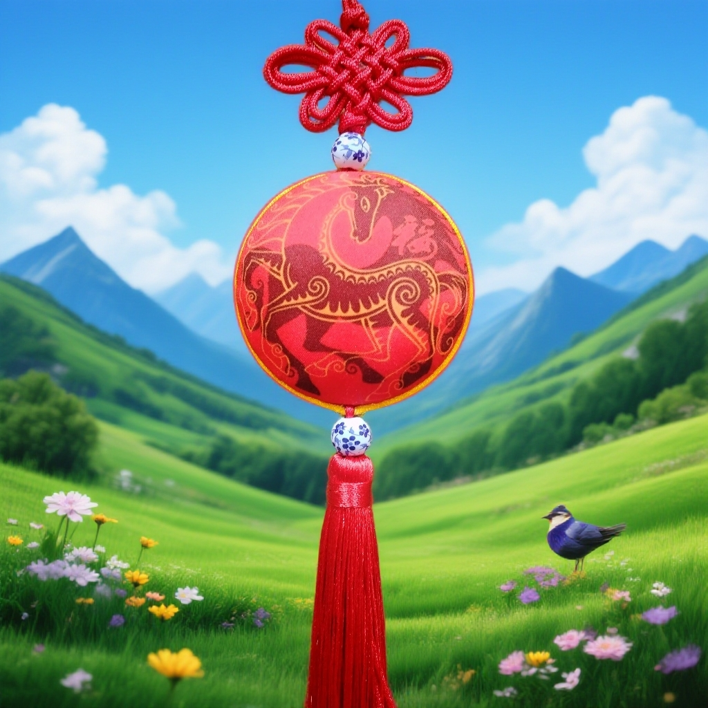 心香玉马上有福马年祈福香囊材料包