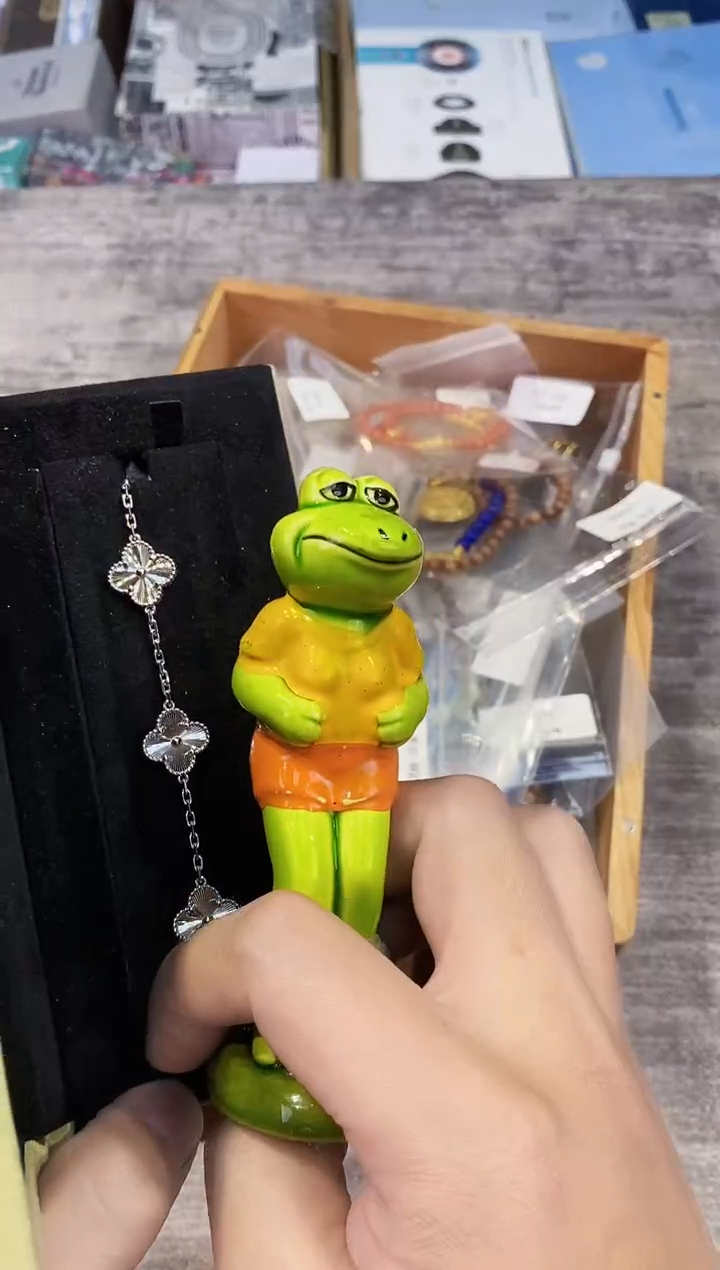 【闪购商品】瓷片四银手-都是我的大宝贝儿瓷器