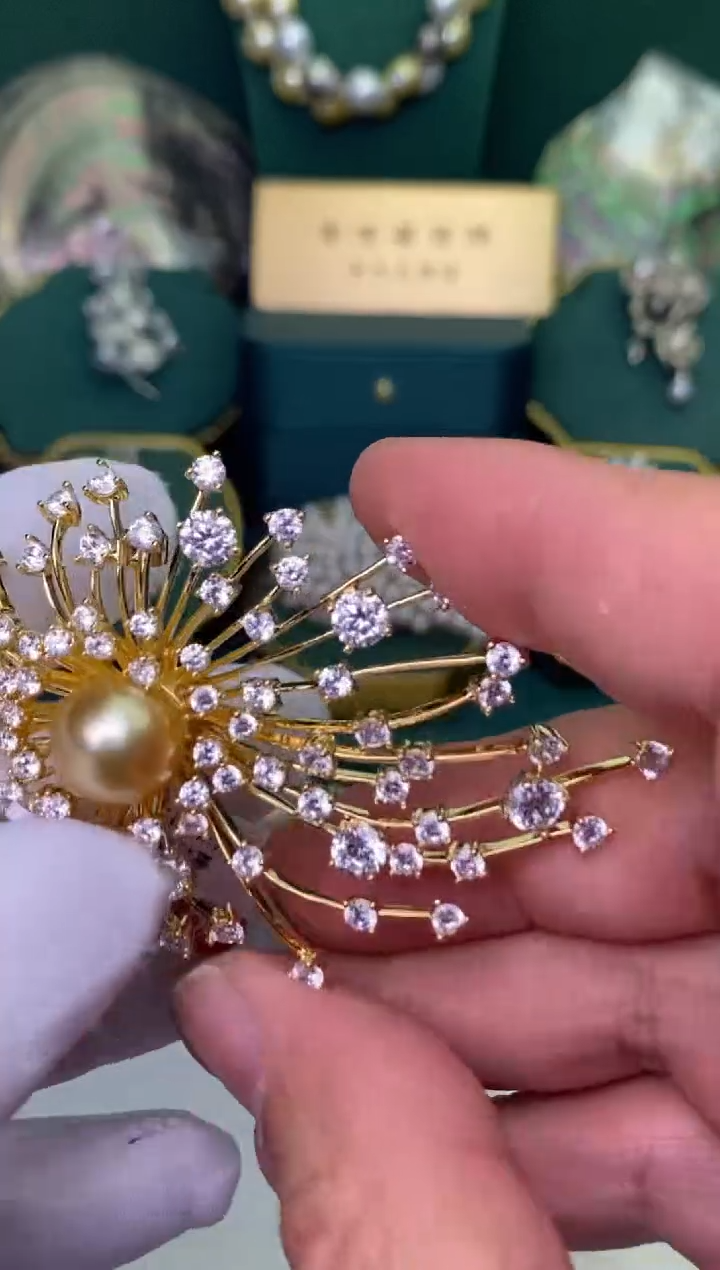 【闪购商品】海水珍珠胸饰未镶嵌1