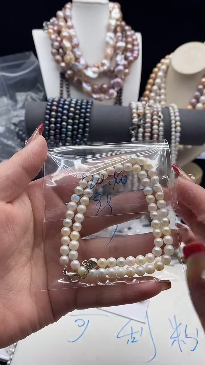 【闪购商品】淡水珍珠颈饰合金1