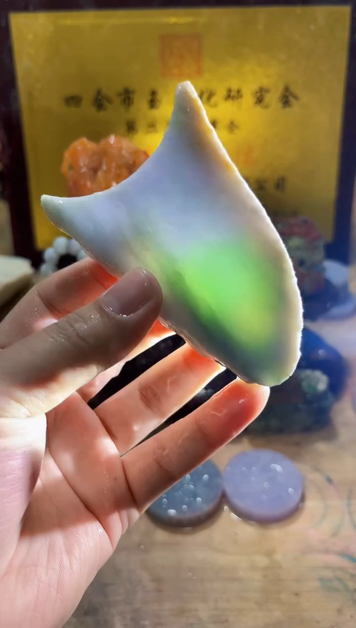 未镶嵌挂件翡翠A货常星7387