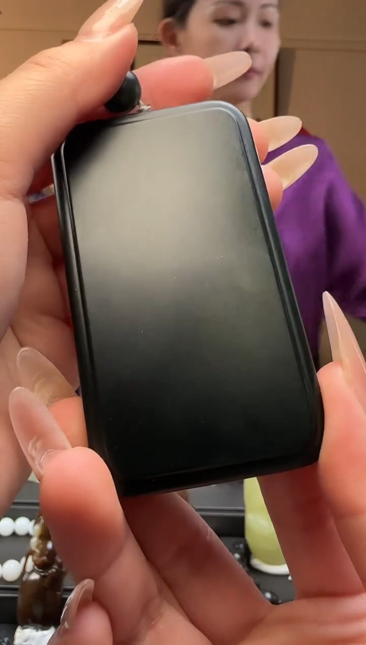 【闪购商品】和田玉青玉无事牌未镶嵌手把件