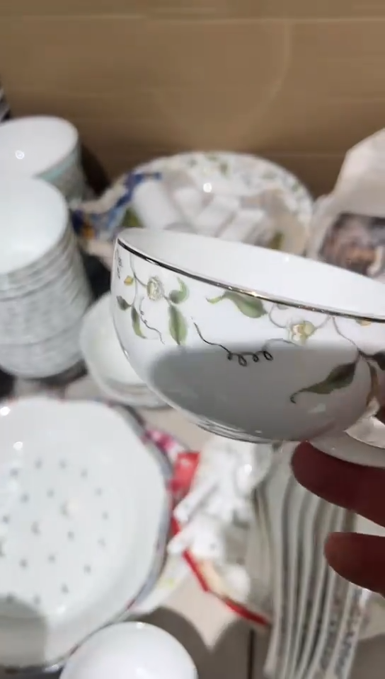 骨瓷2个杯子隆达骨瓷