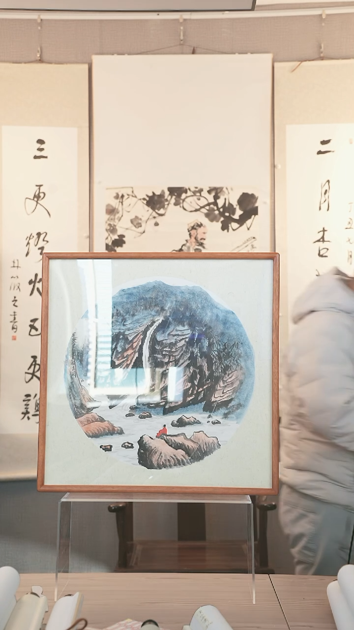 【闪购商品】书法郑老师山水1.5尺框
