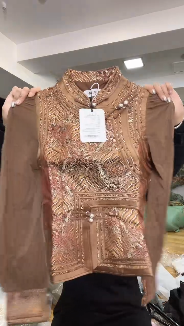 纱袖马甲       M码       80-105斤