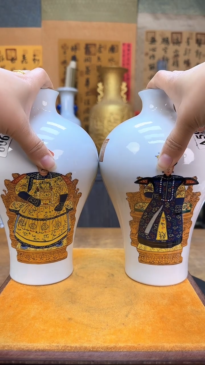 【闪购商品】瓶景德镇陶瓷客厅摆件