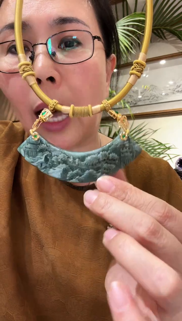 【闪购商品】翡翠颈饰未镶嵌国风