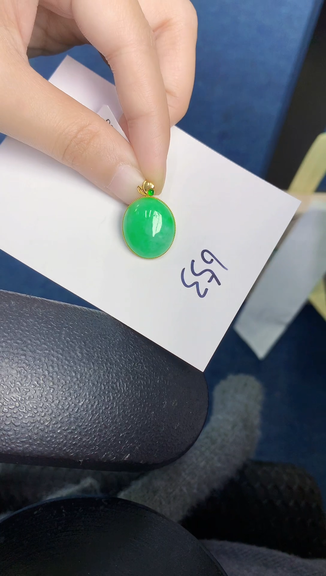 【闪购商品】翡翠颈饰18K金镶嵌000000000