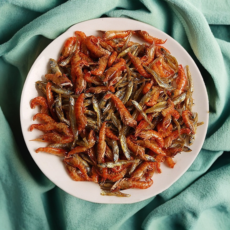 小鱼小虾混合装淡水虾干250g试吃装水产干货特色下饭菜小鱼干虾干