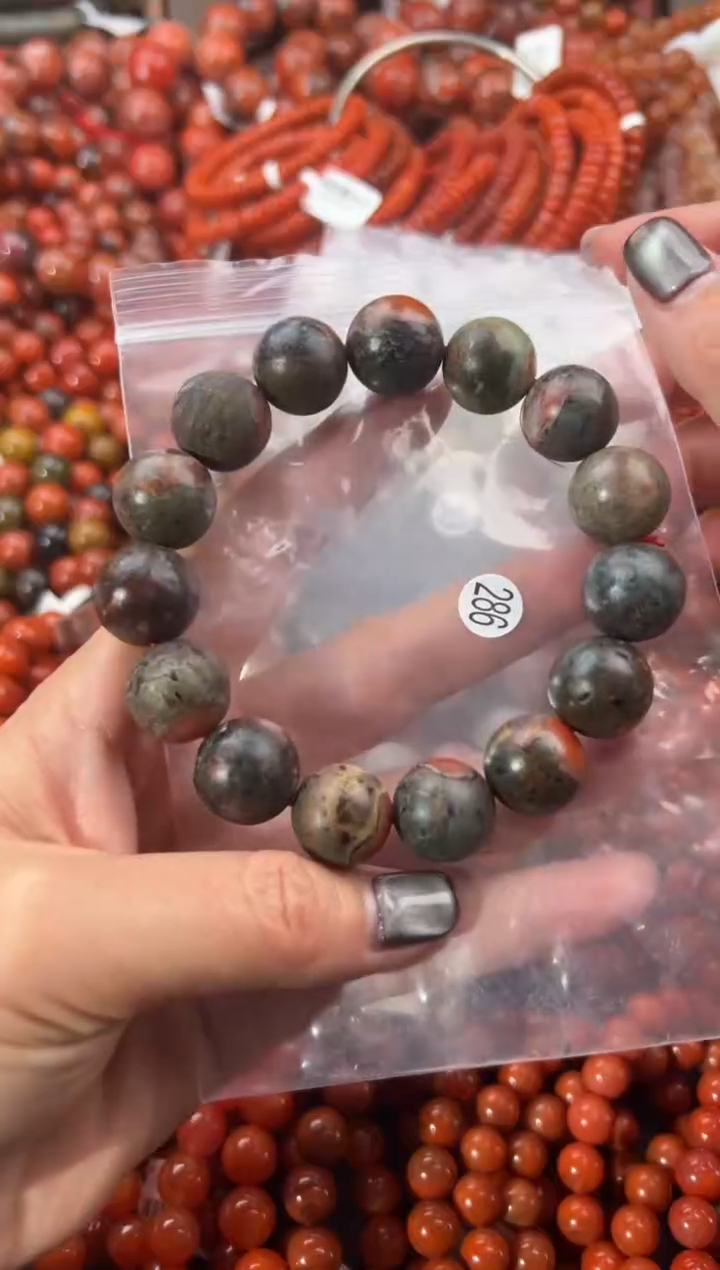 未镶嵌手串南红玛瑙15+