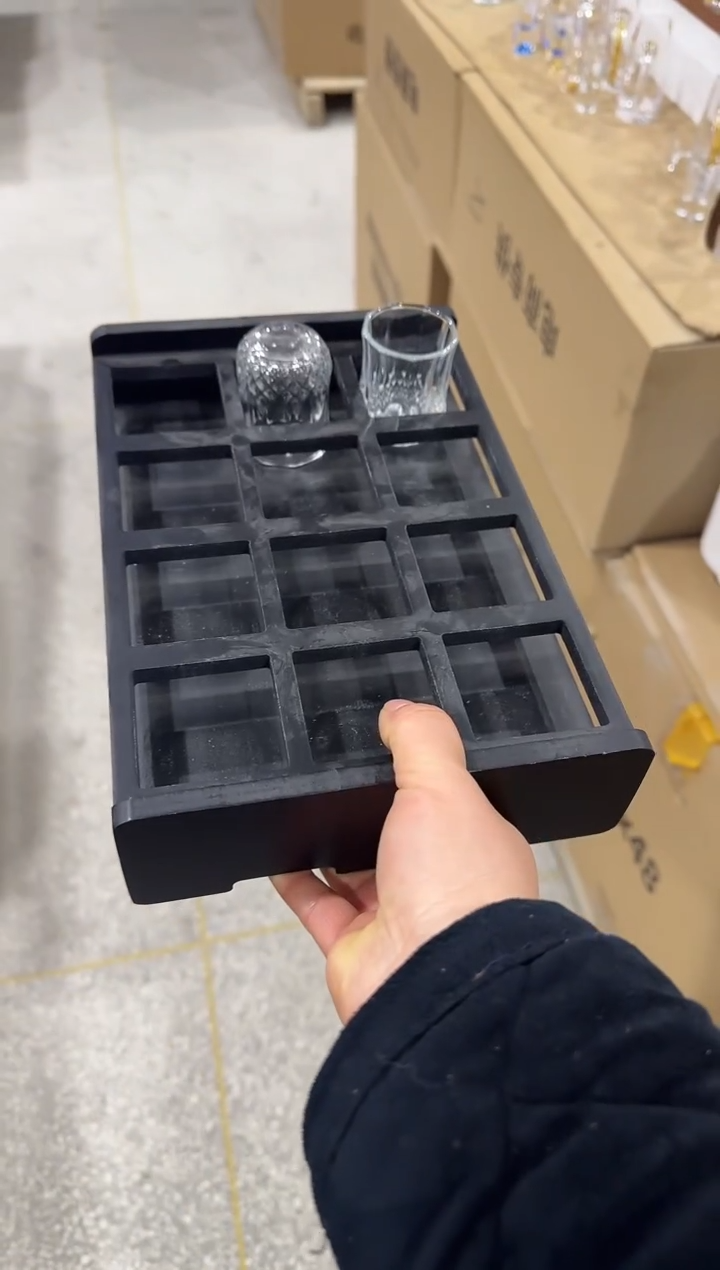 【闪购商品】水晶玻璃盖子款青苹果闪购价12只+杯架