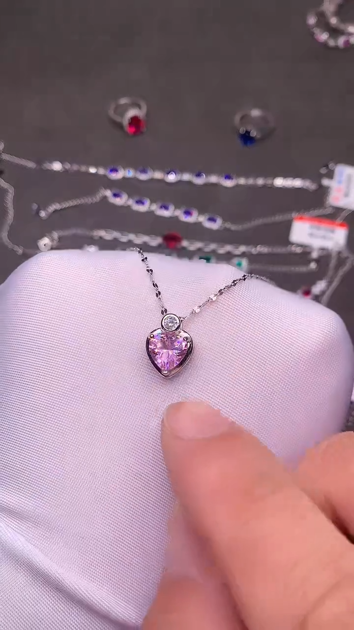 【闪购商品】碧玺颈饰银S925镶嵌......