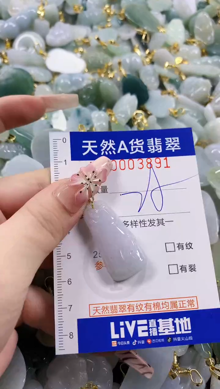 颈饰未镶嵌翡翠天然A货翡翠