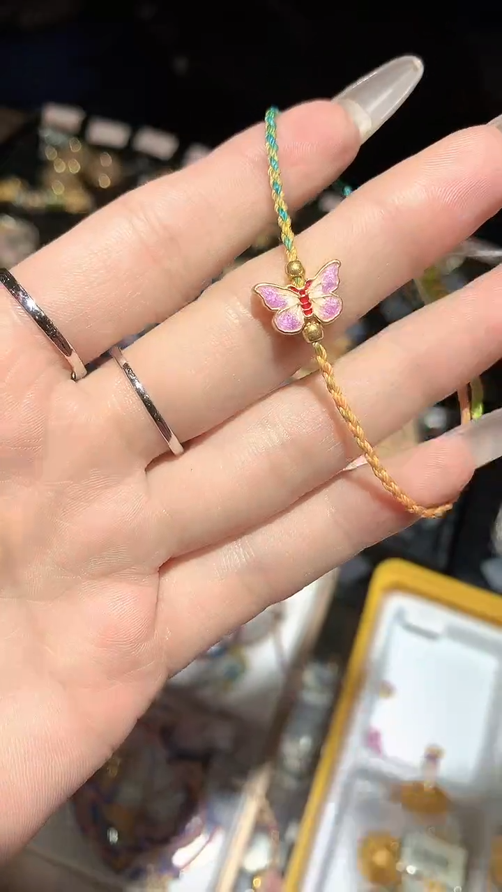 【闪购商品】定制足金手饰手绳        