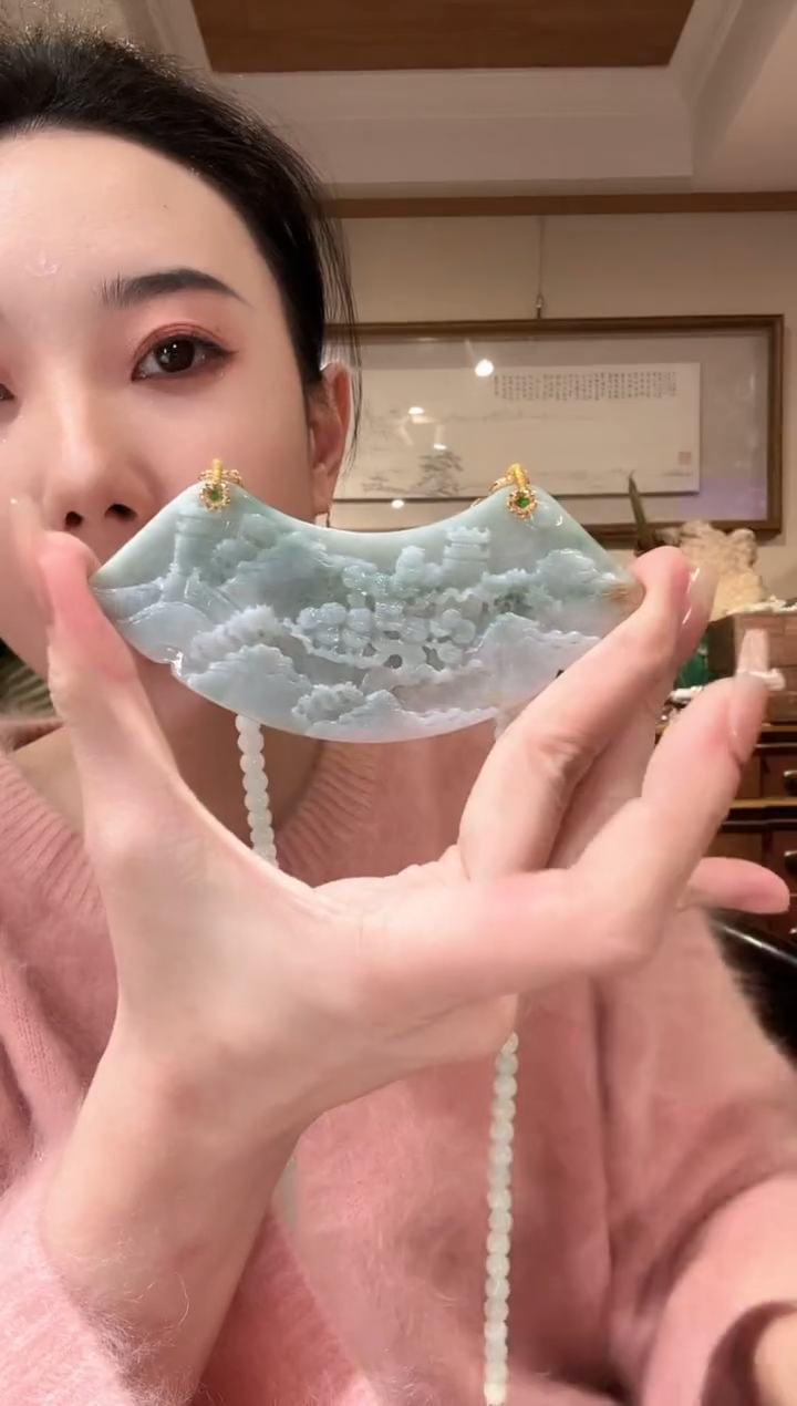 【闪购商品】翡翠颈饰未镶嵌国风
