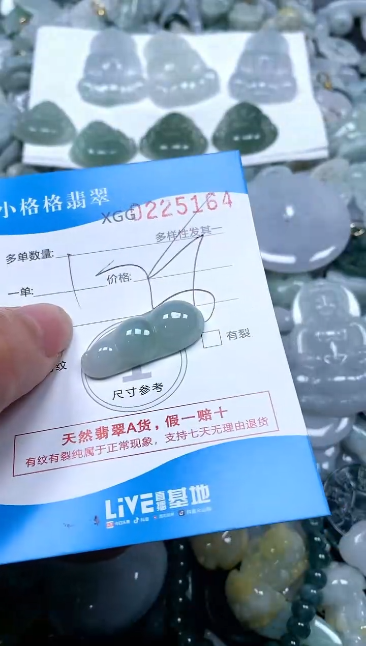 【闪购商品】翡翠颈饰未镶嵌闪购商品0225164