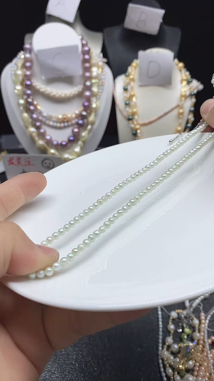 淡水珍珠未镶嵌颈饰多人