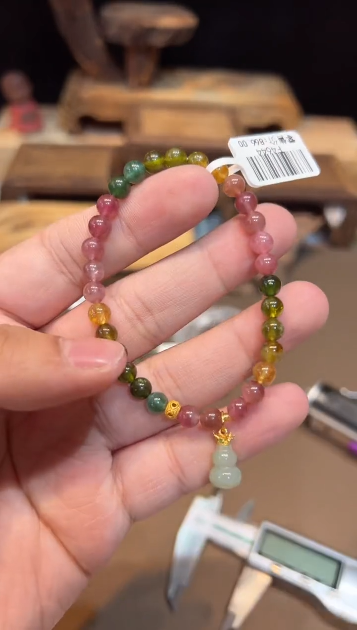 【闪购商品】碧玺手链未镶嵌手饰@@F4644