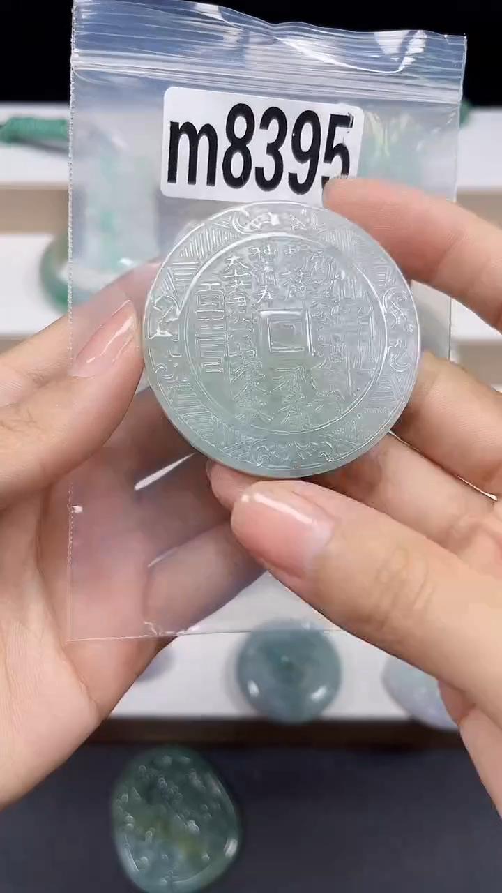 颈饰未镶嵌翡翠翡翠珠宝吊坠挂件