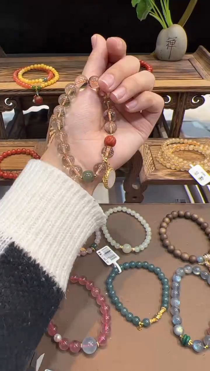 【闪购商品】水晶手绳未镶嵌@@手饰