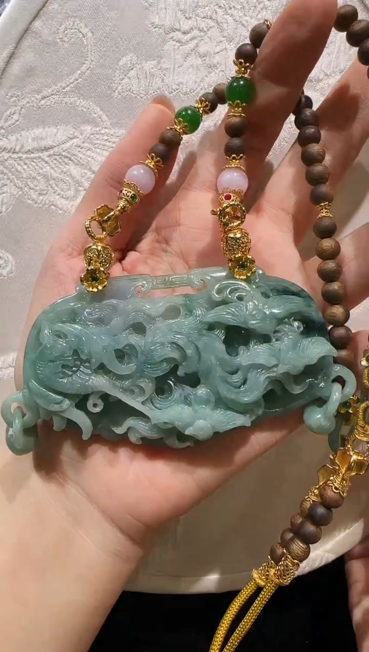 【闪购商品】翡翠颈饰未镶嵌国风